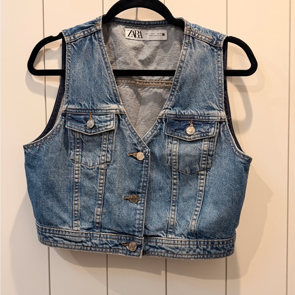 Zara Light Blue Denim Jacket